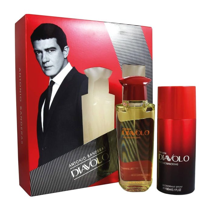 Antonio Banderas Diavolo EDT & Deodorant Spray Set For Men | My Perfume Shop