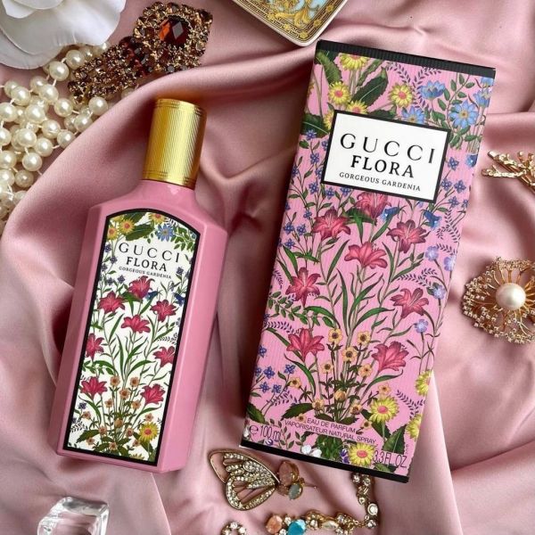 Gucci Flora Gorgeous Gardenia EDP & Lipstick Set for Women | My Perfume Shop