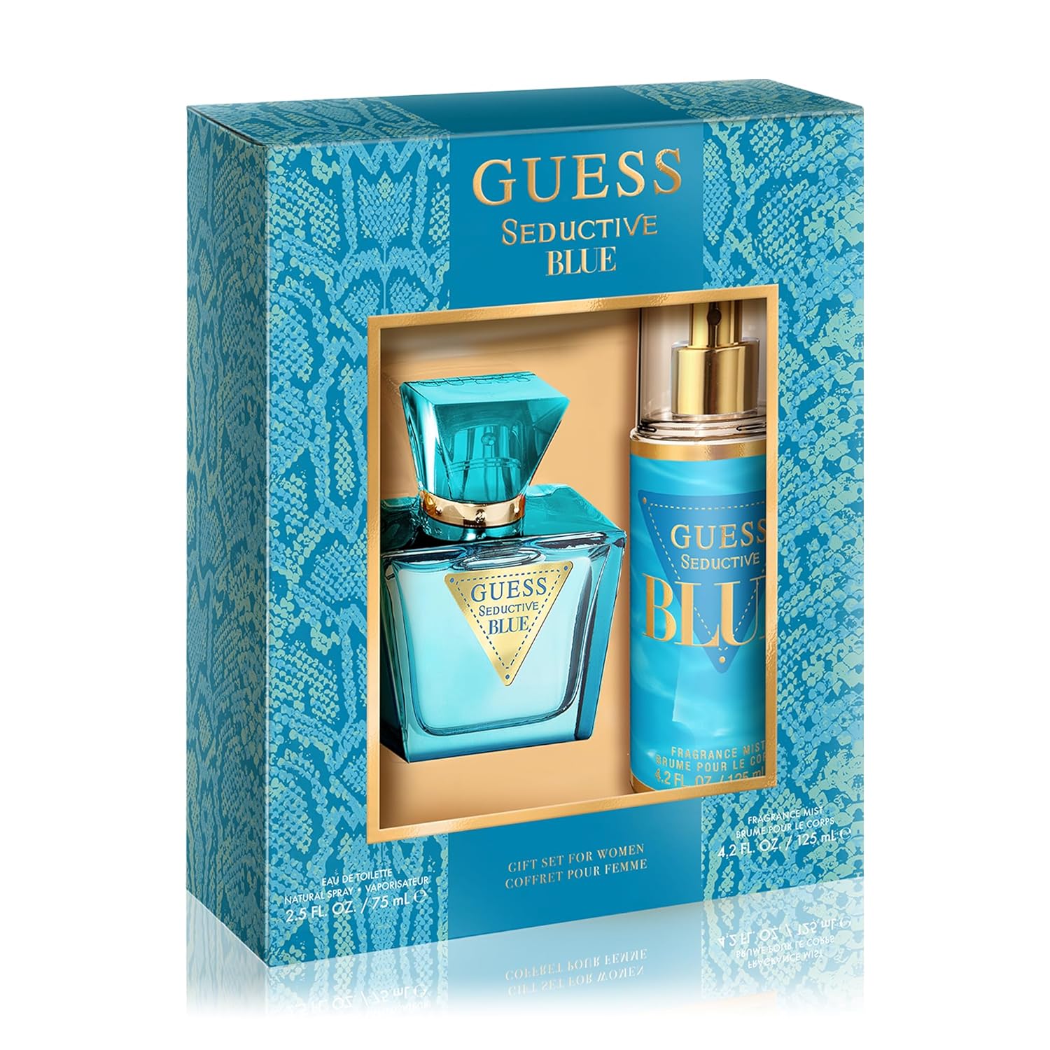 Guess Seductive Blue EDT & Fragrance Mist Set For Women | My Perfume Shop