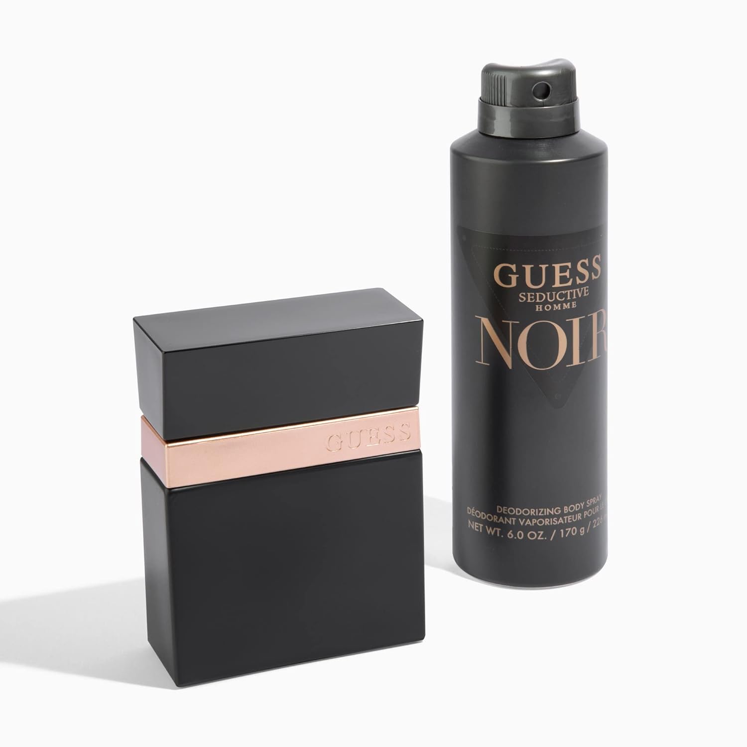 Guess Seductive Homme Noir EDT and Body Spray Set For Men | My Perfume Shop