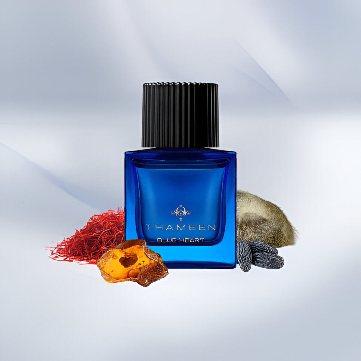 Blue top heart thameen perfume