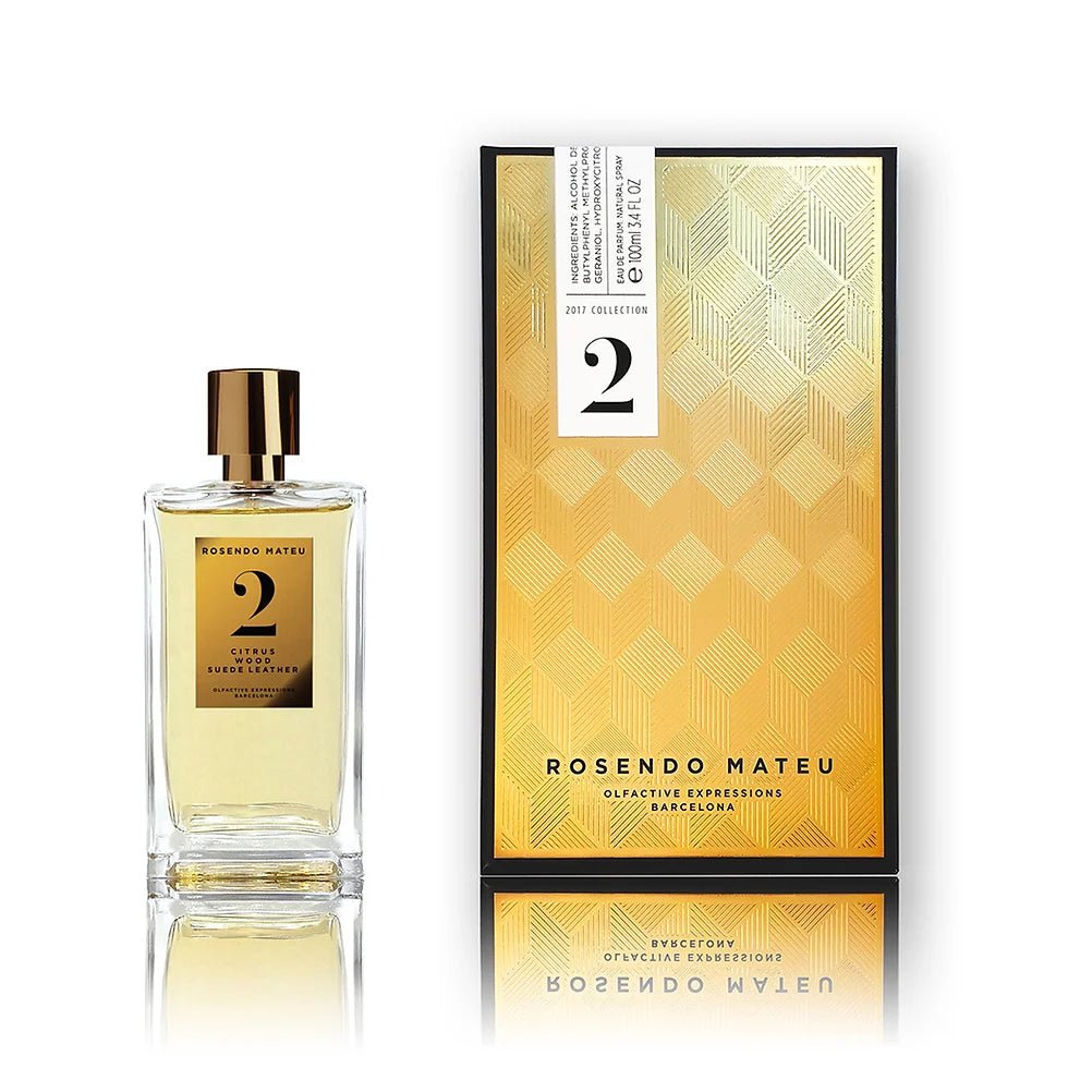 Rosendo Mateu No.2 Citrus Wood Suede Leather EDP | My Perfume Shop