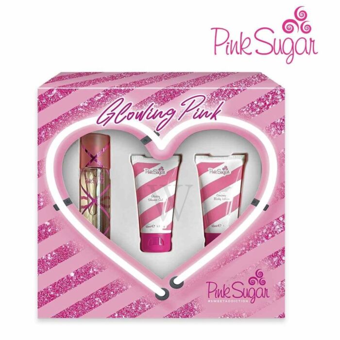 Aquolina Pink Sugar Glowing Pink Sweet Addiction Set | My Perfume Shop