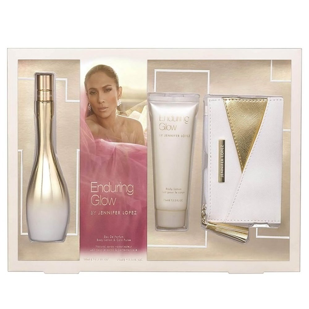 Jennifer Lopez Enduring Glow EDP & Body Lotion Collection with Pouch | My Perfume Shop