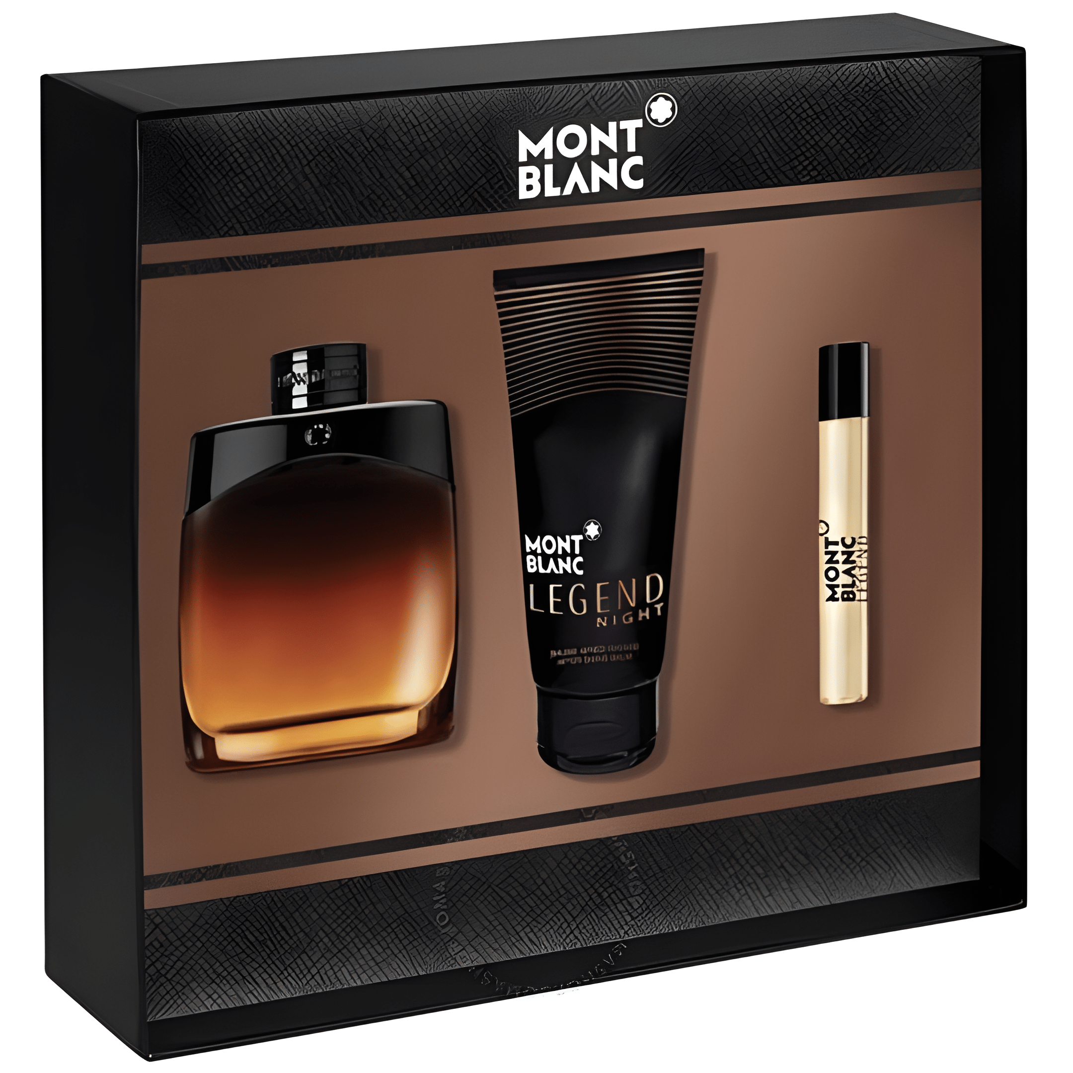 Mont Blanc Legend Night EDP After Shave Balm Travel Set | My Perfume Shop