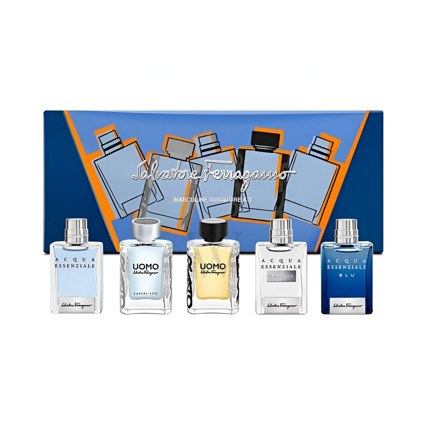 Salvatore Ferragamo Men's Essential Miniature EDT Collection | My Perfume Shop